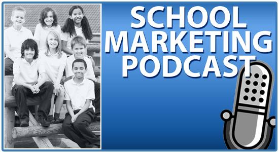 School marketing podcast 5-star reviews